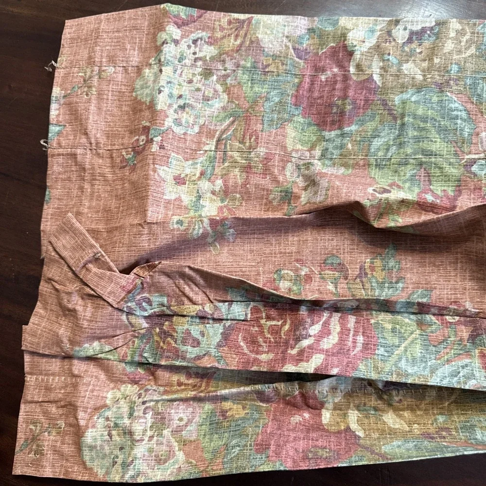 Vintage 90s Ralph Lauren Window Valance Maura Pink Irish Cottage Collection